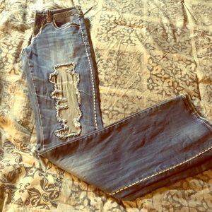 Cowgirl Tuff Camo Pants 27x37